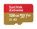 Sandisk cartao Extreme MicroSDXC 128GB 160MB seg Action Cameras Drones