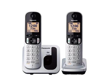 Panasonic Telefone sem fios TGC121 Kit Duo Pt/Cz