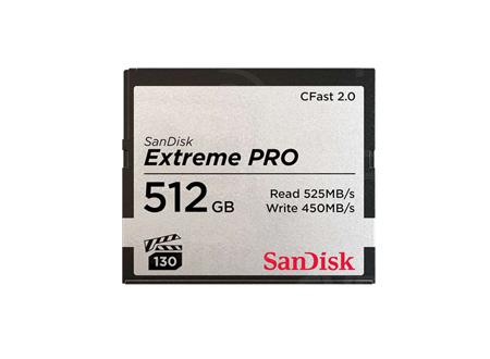Sandisk cartao EXTREME PRO CFAST 2.0 512GB 525MB seg. VPG130