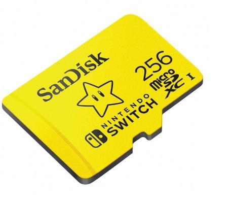 Cartão de Memória SanDisk microSDXC P/ Nintendo Switch 256GB