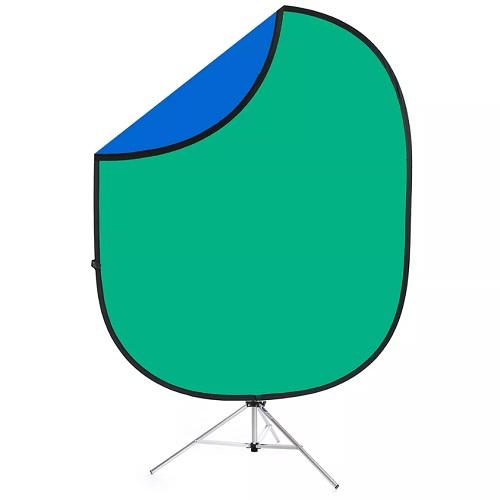 SAVAGE COLLAPSIBLE KIT 6X7 CHROMA GRN/BLUE W/STAND