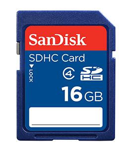 Sandisk cartao SDHC 16GB