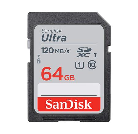 Sandisk cartao Ultra 64GB SDXC 120MB/s