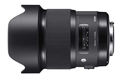 Sigma Objectiva 20mm f1.4 (A) DG HSM-Canon