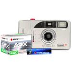 Agfaphoto Analogic.Câmera 35mm Kit FF Filme e Ba