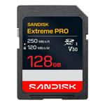 Sandisk EXTREME PRO SDXC 128GB - 250MB/s V30 UHS