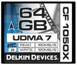 Delkin Cartao Memoria CF Cinema UDMA 7 1050  64GB