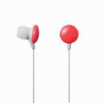 Elecom EARPHONE EAR DROPS vermelho