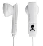 Elecom EARPHONE IE - 10 branco caveira