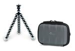 Pack Gorillapod ORIGINAL Preto/Cinza e Bolsa SANTIAGO 20 Cinza