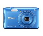 Nikon COOLPIX S3700 azul + Estojo + Gorro