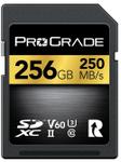 Prograde SDXC (Gold)256GB-250MB/s V60 UHS-II
