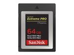Sandisk cartao EXTREME PRO CFexpress 64GB 1500MB seg