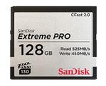 Sandisk cartao EXTREME PRO CFAST 2.0 128GB 525MB seg. VPG130