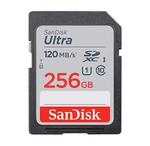 Sandisk cartao Ultra 256GB SDXC 120MB seg