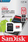 Sandisk cartao Ultra Android MicroSDXC 64GB 100MB seg