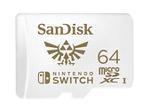 Sandisk cartão microSDXC 64GB 100MB seg V30 P/ Nintendo Switch