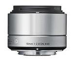 Sigma Objectiva 19mm/2.8 (A) DN SILVER-MFT