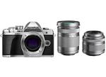 Olympus E-M10 III DZ Kit Prata + 14-42mm IIR Prata + 40-150 II Prata