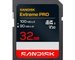 Sandisk EXTREME PRO SDXC 32GB - 100MB/s V30 UHS-I