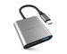 HyperDrive 3-IN-1 USB-C HUB SAIDA 4K HDMI CINZA