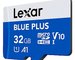 Lexar micro Blue Plus SDHC 32GB 100MB/s V10 C/ ADAPT