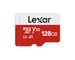 Lexar micro SDXC 128GB 100MB/s V30 C/ ADAPT.