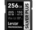 Lexar SILVER PLUS SDXC 256GB 205MB/s V30