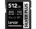 Lexar SILVER PLUS SDXC 512GB 205MB/s V30