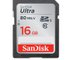 Sandisk cartao Ultra SDHC 16GB 80MB seg Cl 10 UHS-I