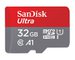 Sandisk cartao Ultra MicroSDHC 32GB 120MB seg A1 10 + SD Adapter