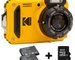 KODAK Pixpro pack Camara Waterproof + 2 batteries + 1 MicroSD 16GB