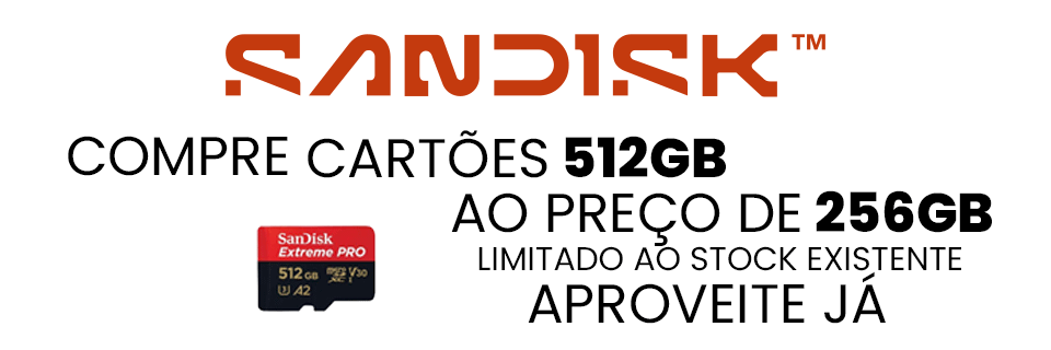 Sandisk 512 por 256